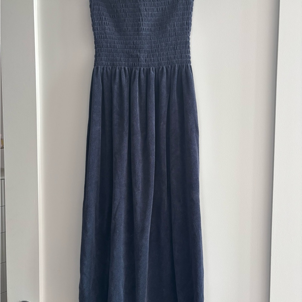 Juicy Couture Blue Terrycloth Beach Cover Up